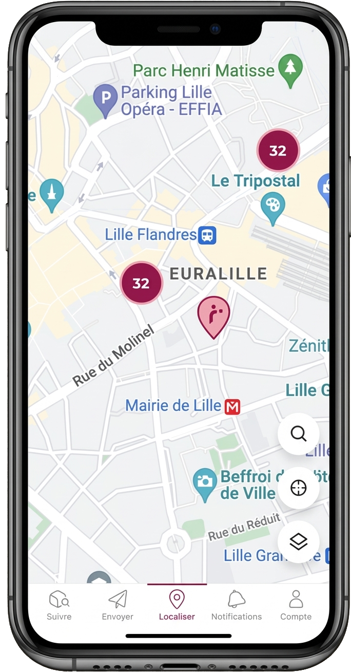 Application Mondial Relay carte