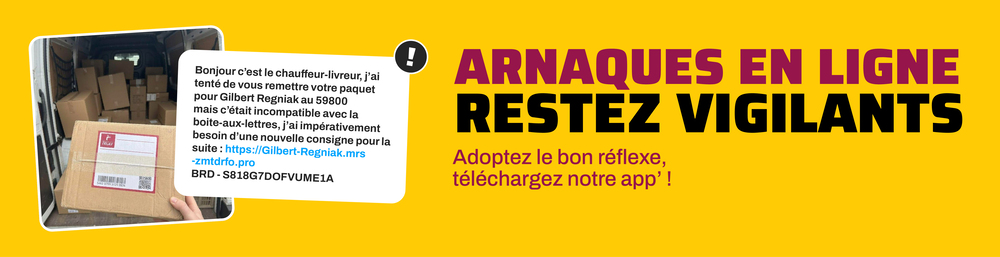Soyez vigilant, des personnes malveillantes se font passer pour MondialRelay adoptez les bons réflexes face au phishing