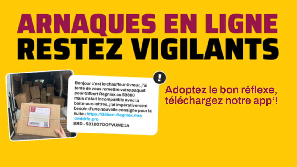 Soyez vigilant, des personnes malveillantes se font passer pour MondialRelay adoptez les bons réflexes face au phishing