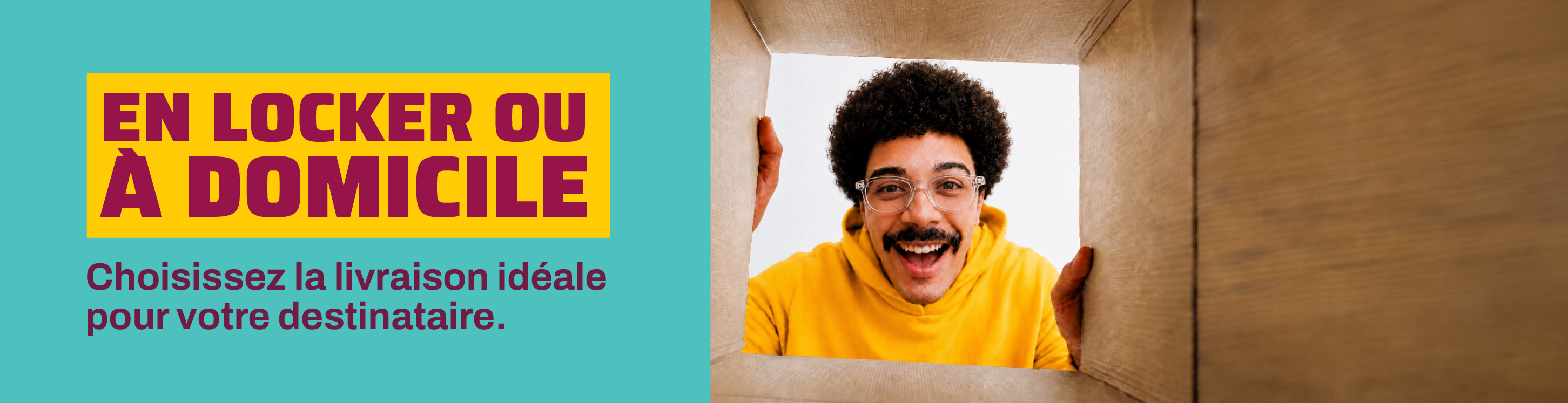 Envoyez et recevez vos Colis en Lockers, Points Relais® & à Domicile