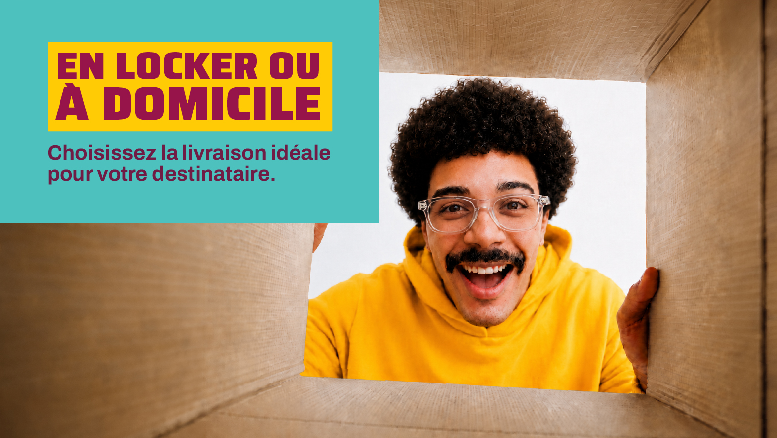 Envoyez et recevez vos Colis en Lockers, Points Relais® & à Domicile