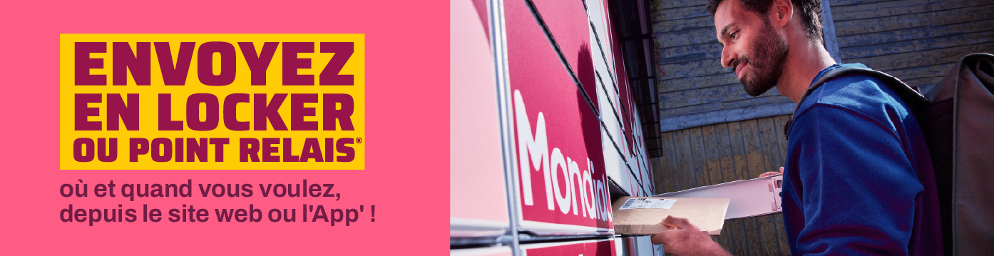 Avec Mondial Relay by InPost, envoyez votre colis à partir de 4€15 via l’app’ ou le site.