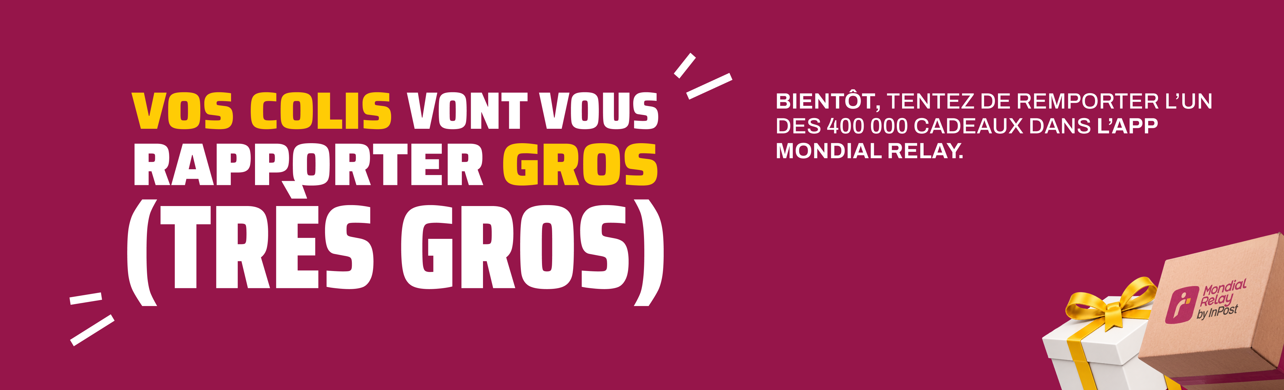 Avec Mondial Relay by InPost, envoyez votre colis à partir de 4€15 via l’app’ ou le site.