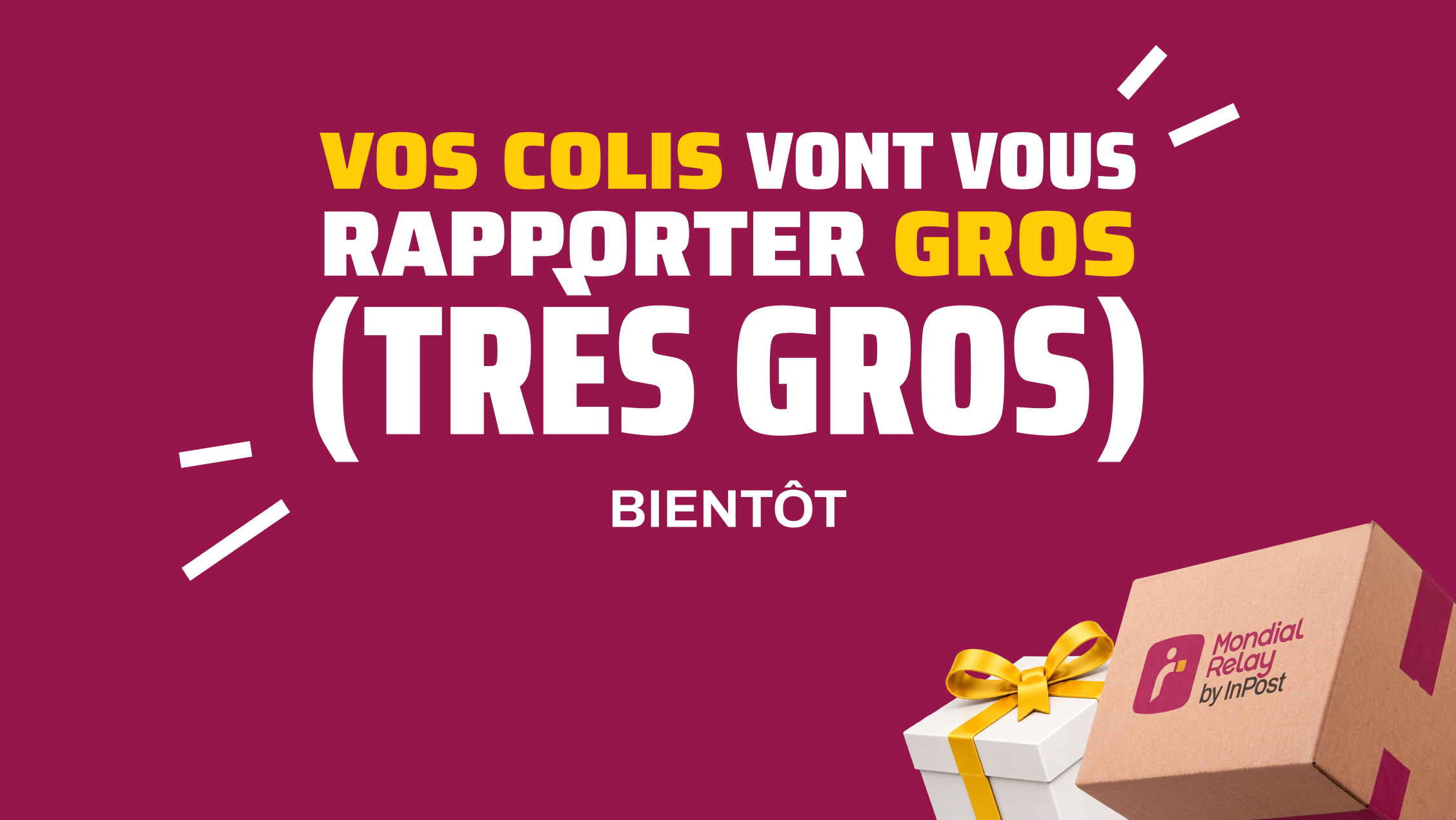 Avec Mondial Relay by InPost, envoyez votre colis à partir de 4€15 via l’app’ ou le site.